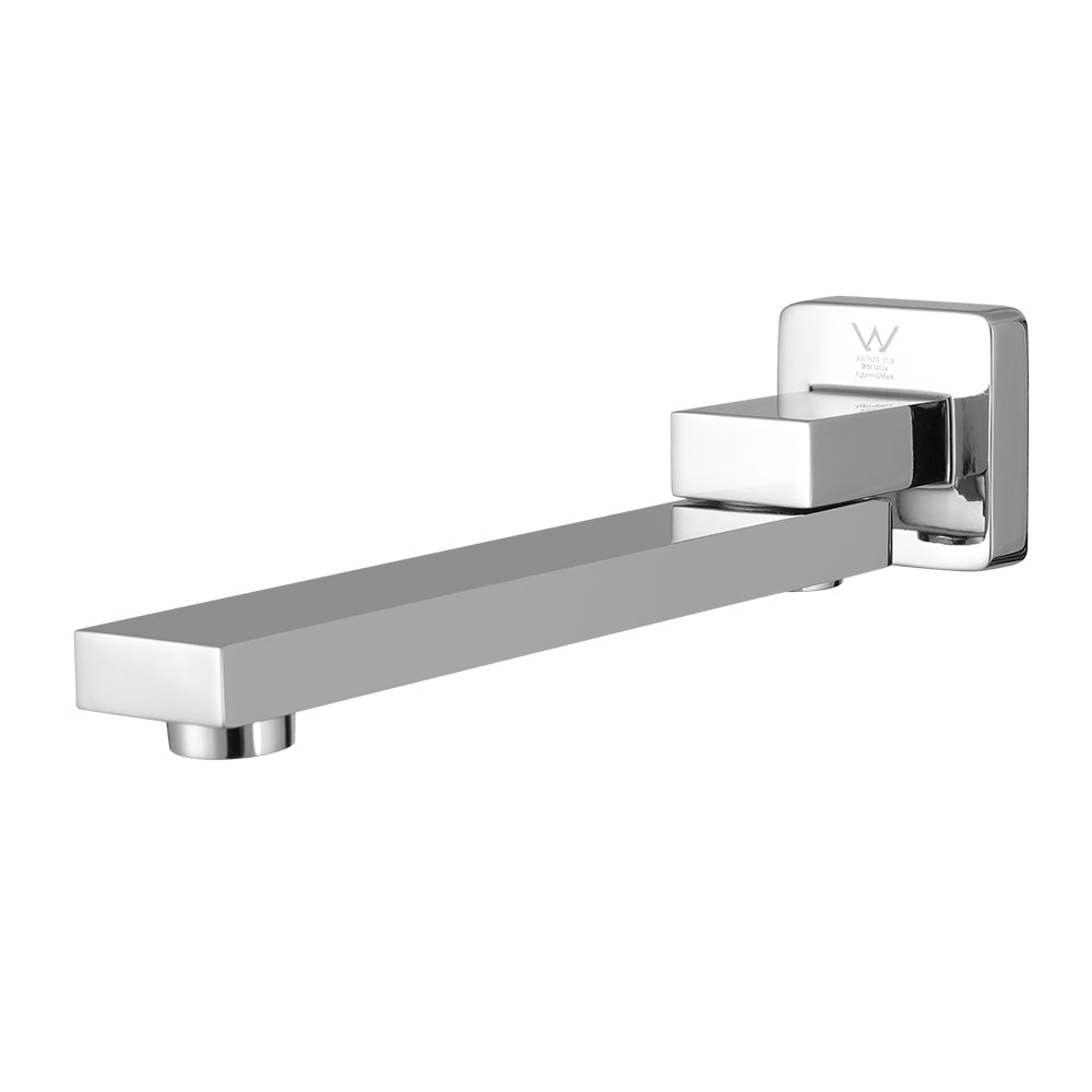 Cefito Bathroom Tap Wall Bath Spout 180 Swivel Bathtub Shower Square Chrome Tristar Online