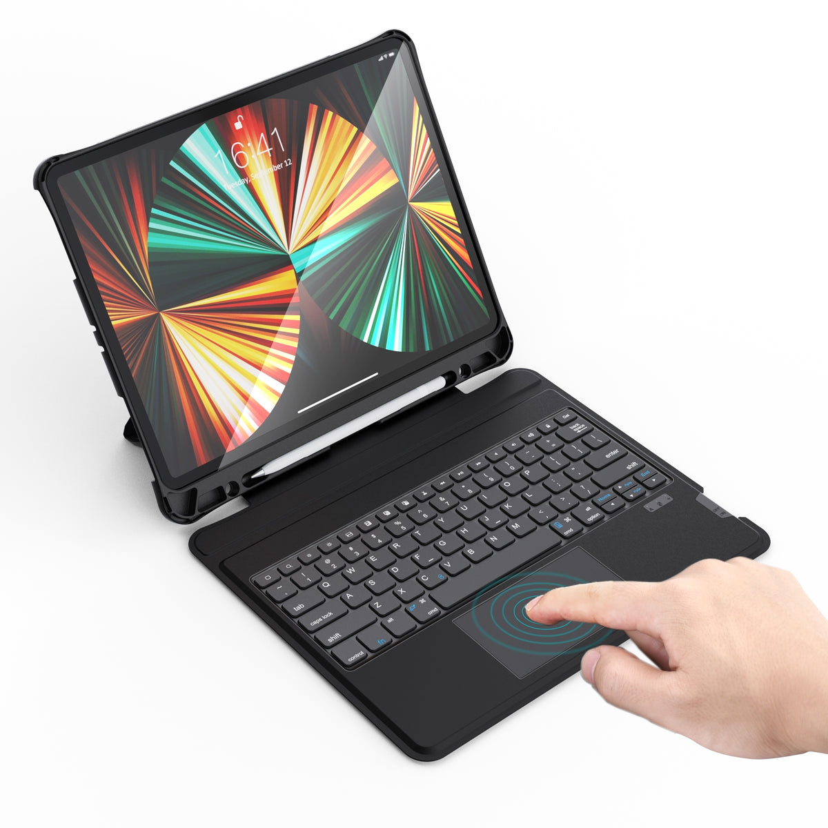 CHOETECH BH-017 Bluetooth Keyboard with Touchpad and Backlight for iPad Pro 10.9 " (Black) Tristar Online