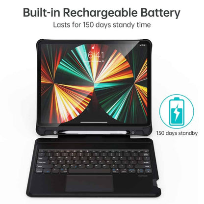 CHOETECH BH-017 Bluetooth Keyboard with Touchpad and Backlight for iPad Pro 10.9 " (Black) Tristar Online