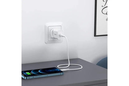 CHOETECH Q5004CL PD20W USB-C iPhone Fast Charger with MFi Certified USB-C Cable Tristar Online