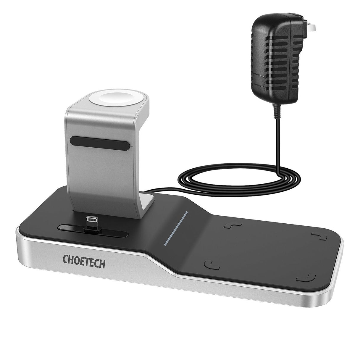 CHOETECH T316 4-in-1 Wireless Charging Station for iPhone/Apple Watch/iPod and all Qi Wireless Cell phones Tristar Online