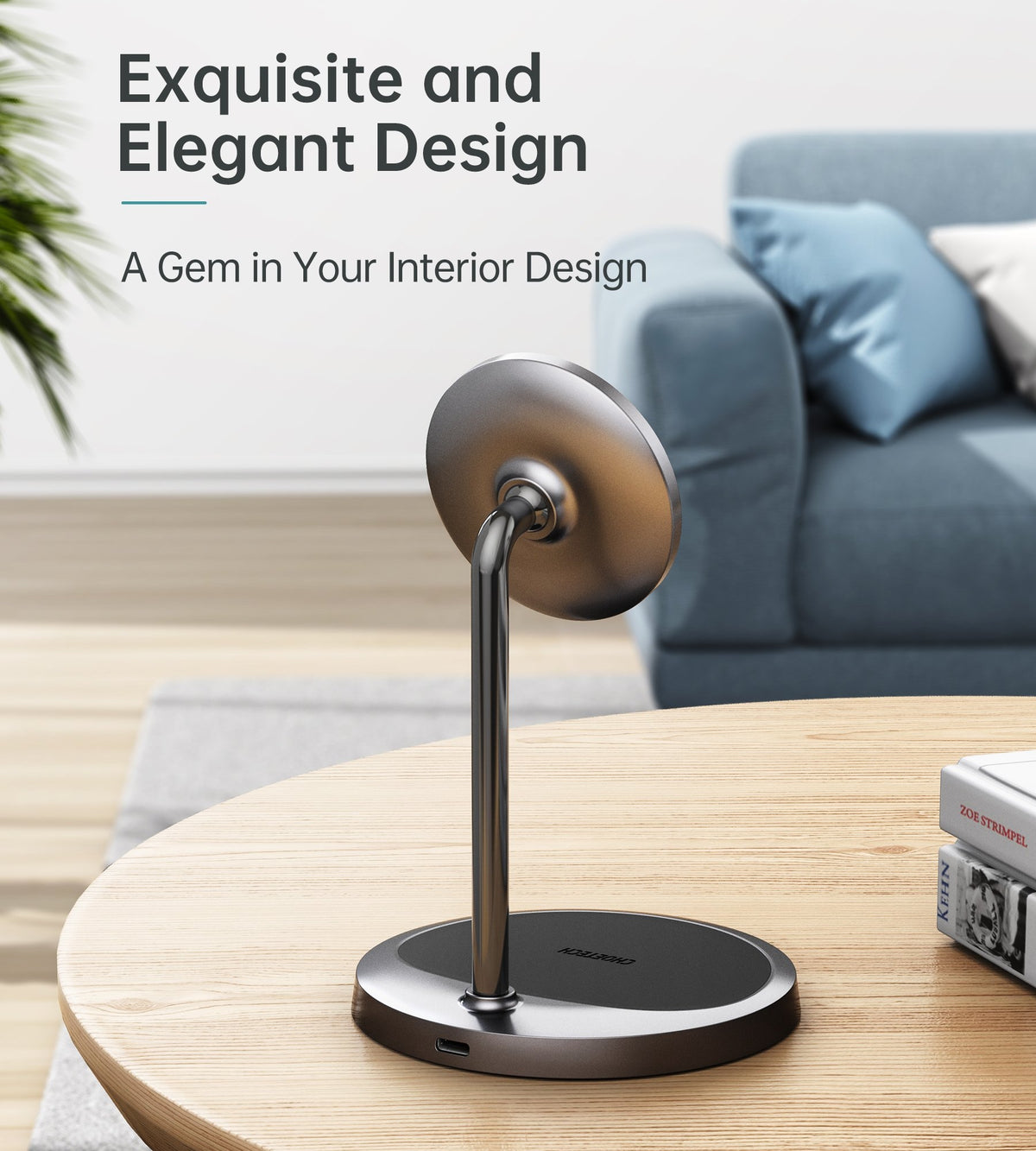 Choetech T575-F MagSafe iPhone Magnetic Wireless Charger Stand Tristar Online