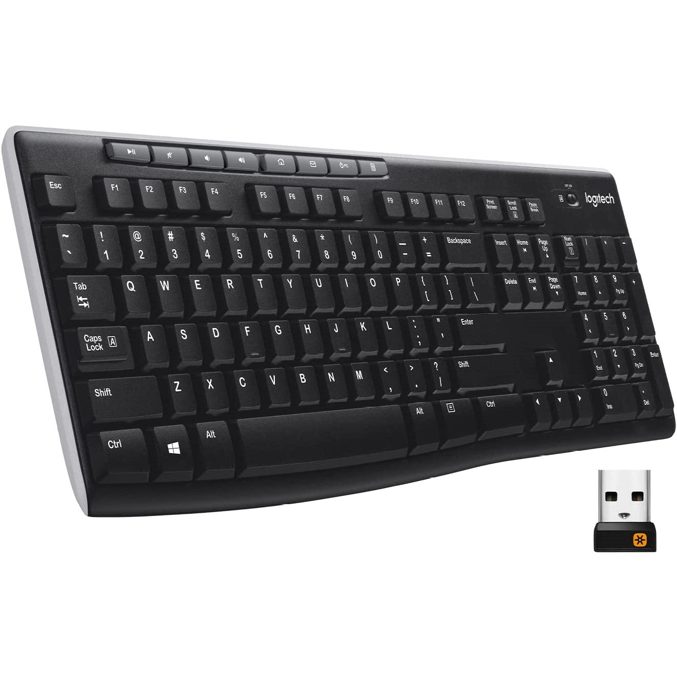 Logitech K270 Full-size Wireless Keyboard (Box Damage) Logitech