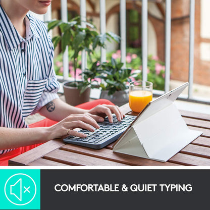 Logitech K380 Multi-Device Bluetooth Keyboard - Dark Grey Logitech