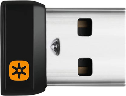 Logitech USB Unifying Receiver, 2.4 GHz Wireless Technology for PC/Mac/Laptop - Black Tristar Online