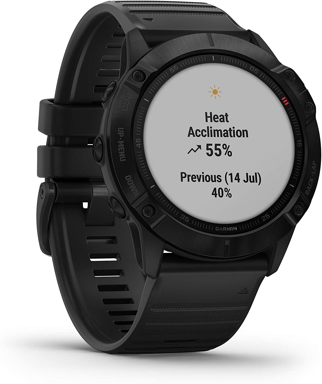 Garmin Fenix 6X Pro, Premium Multisport GPS Watch - Black with Black Band Garmin
