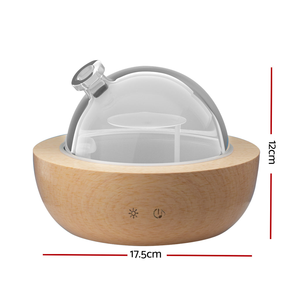 Devanti Aroma Diffuser Aromatherapy Humidifier Purifier Essential Oil LED Glass Tristar Online