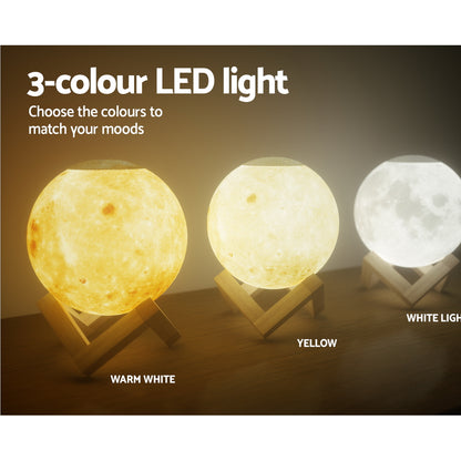 Devanti Aroma Diffuser LED Moon Lamp 880ml Tristar Online