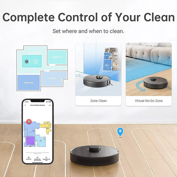 Dreame Z10 Pro Robotic Vacuum and Mop with Auto Empty Dock - Black Dreame