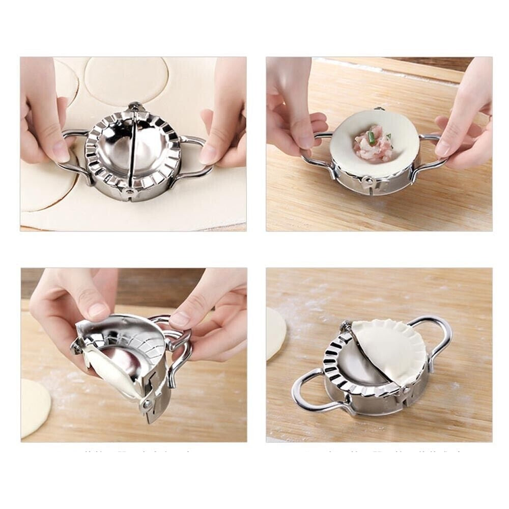 Dumpling Maker Set Stainless Steel Dough Press Making Mold Mould Tool AU Tristar Online