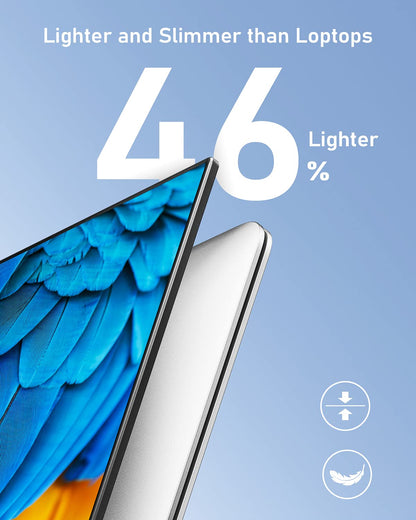 Arzopa E1, 14 inch Portable Monitor, Ultra Slim Portable Laptop Monitor FHD 1080P External Display with Dual Speakers Second Screen for Laptop PC Phone Xbox PS4/5 Switch ( Open Never Used ) Arzopa