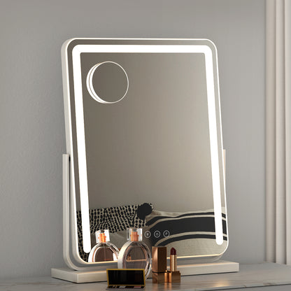 Embellir Makeup Mirror with Lights Hollywood Vanity LED Mirrors White 40X50CM Tristar Online
