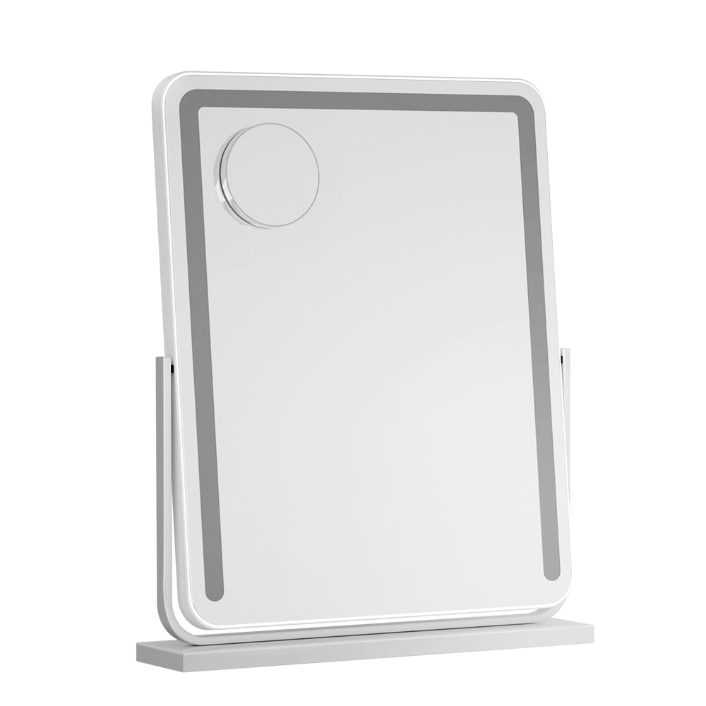 Embellir Makeup Mirror with Lights Hollywood Vanity LED Mirrors White 40X50CM Tristar Online