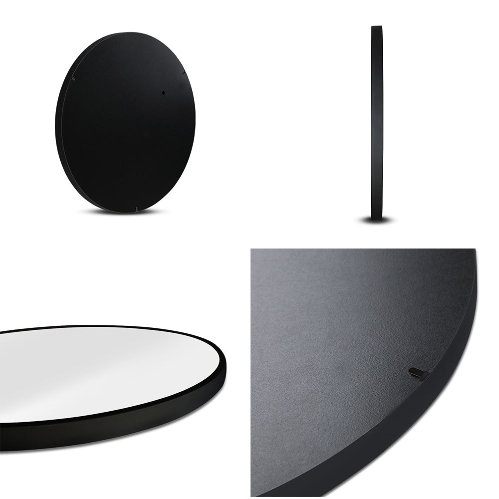 Embellir Round Wall Mirror 50cm Makeup Bathroom Mirror Frameless Tristar Online