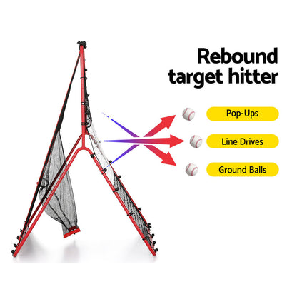 Everfit 2 in 1 Baseball Net Target Zone Rebound Net Pitching Target Hitter Tristar Online