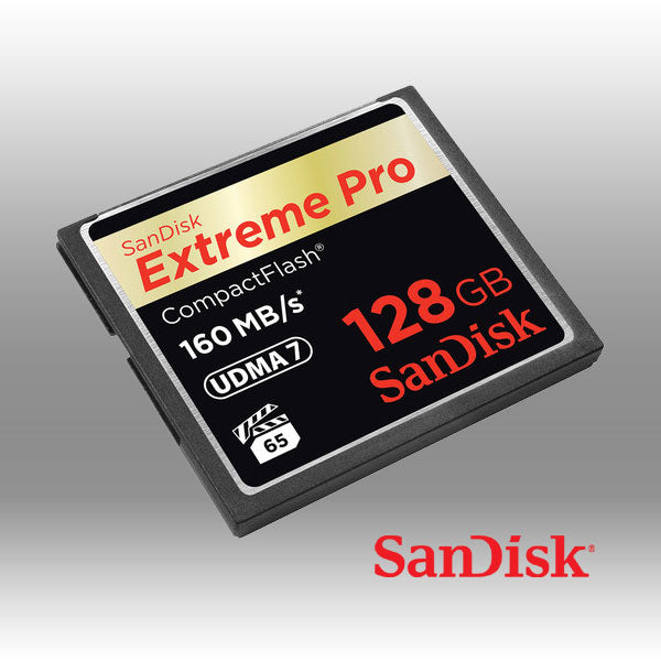 SanDisk Extreme Pro CFXP 128GB CompactFlash 160MB/s (SDCFXPS-128G) Tristar Online