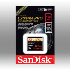 SanDisk Extreme Pro CFXP 128GB CompactFlash 160MB/s (SDCFXPS-128G) Tristar Online