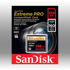 SanDisk Extreme Pro CFXP 256GB CompactFlash 160MB/s (SDCFXPS-256G) Tristar Online