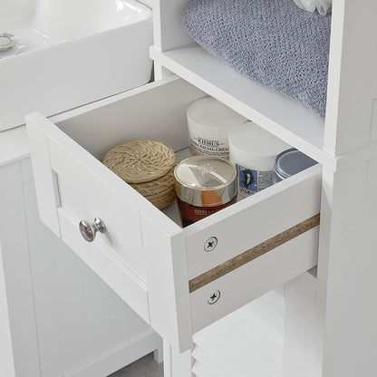 Freestanding Tall Bathroom Cabinet 170x32x30 cm Tristar Online
