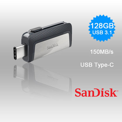 SANDISK ULTRA 128GB SDDDC2-128G Dual USB Drive Type-C 3.1 Tristar Online