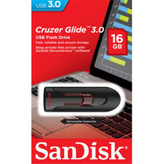 SANDISK SDCZ600-016G 16GB CZ600 CRUZER GLIDE USB 3.0 VERSION Tristar Online