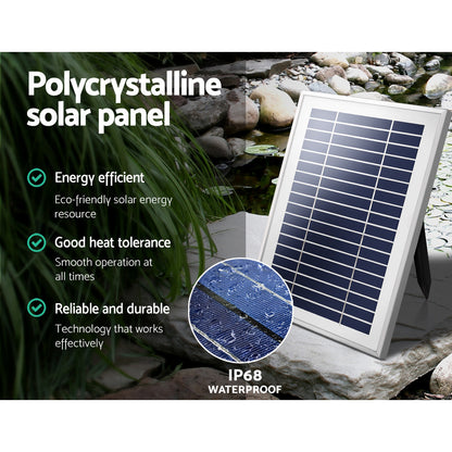 Gardeon Solar Pond Pump with Battery Kit Solar Powered Garden Water Fountain Tristar Online