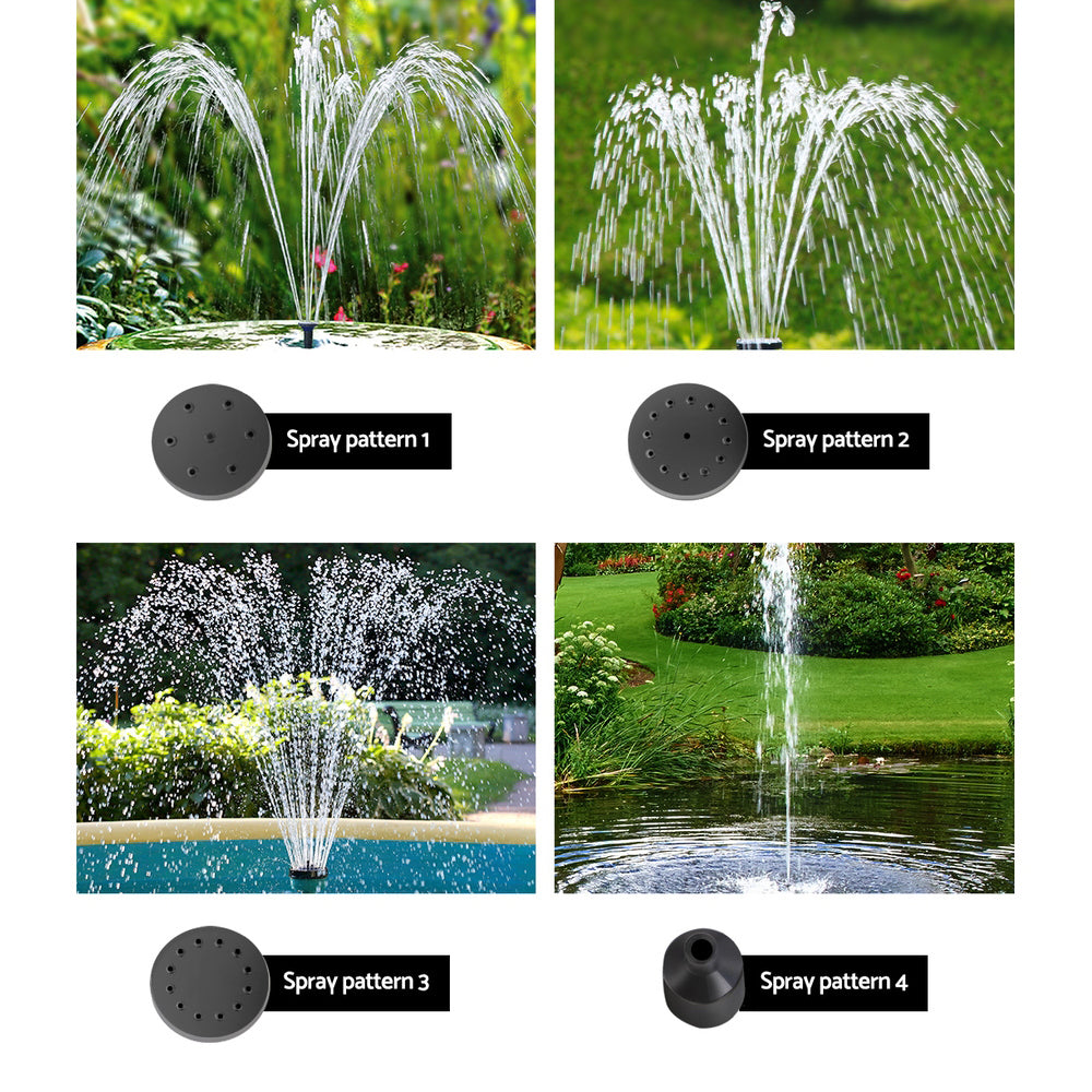 Gardeon Solar Pond Pump with Battery Kit Solar Powered Garden Water Fountain Tristar Online