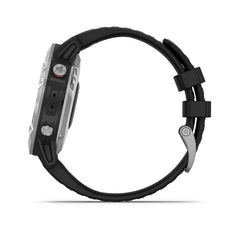 Garmin Fenix 6 Premium Multisport GPS Smartwatch - Silver With Black Band Garmin