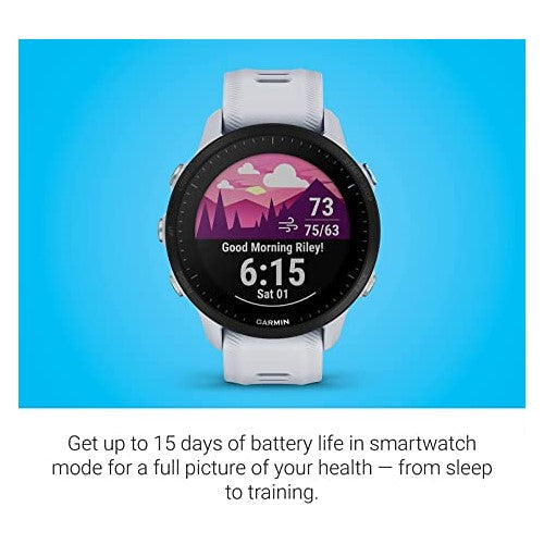 Garmin Forerunner 955 GPS Running Smartwatch - White - Open Never Used Garmin