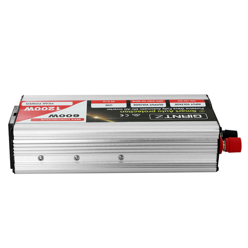 Giantz 600W Puresine Wave DC-AC Power Inverter Tristar Online