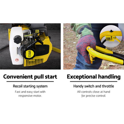 Giantz Post Hole Digger Only Engine 80CC Petrol Motor Diggers Earth Auger Tristar Online