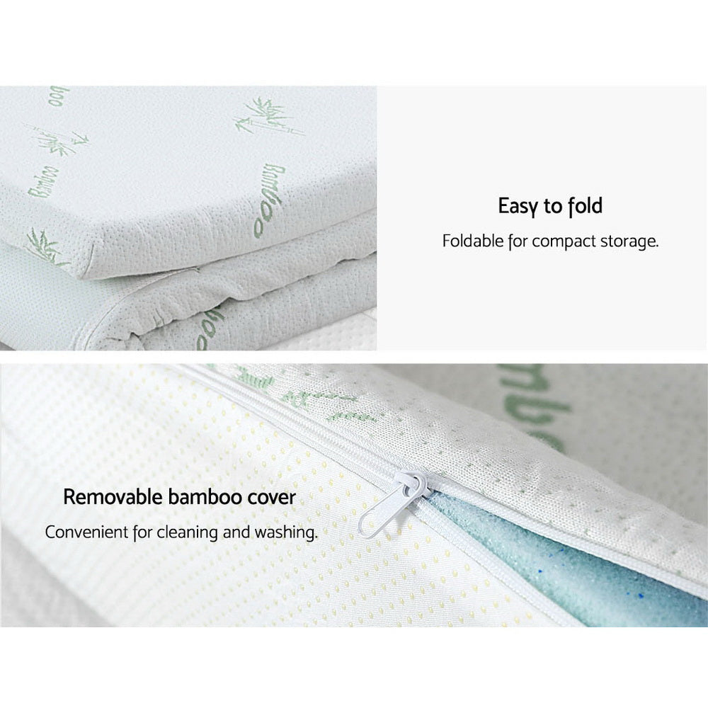 Giselle Bedding 11-zone Memory Foam Mattress Topper 8cm - Single Tristar Online