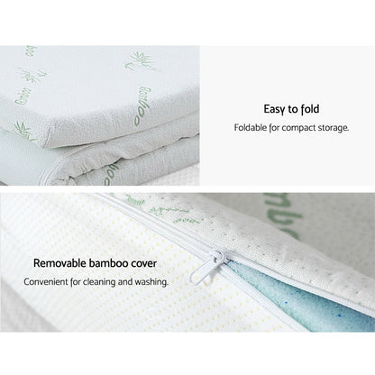 Giselle Bedding 11-zone Memory Foam Mattress Topper 8cm - Single Tristar Online