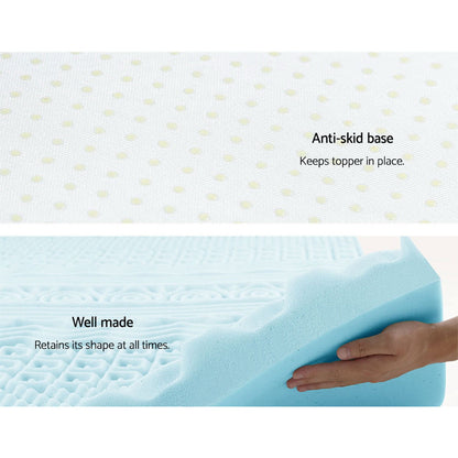 Giselle Bedding 11-zone Memory Foam Mattress Topper 8cm - Single Tristar Online