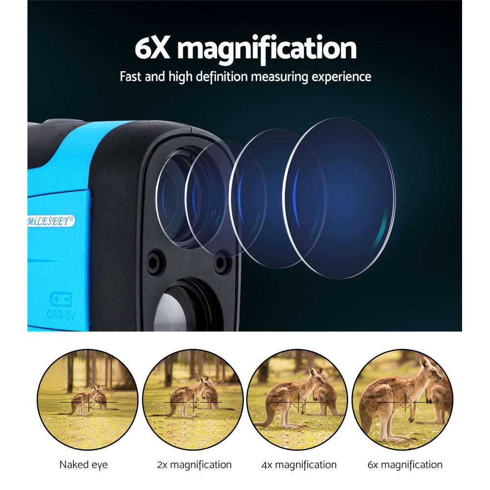 Golf Laser Range Finder 600M Hunting Rangefinder Distance Height Speed Measure Tristar Online