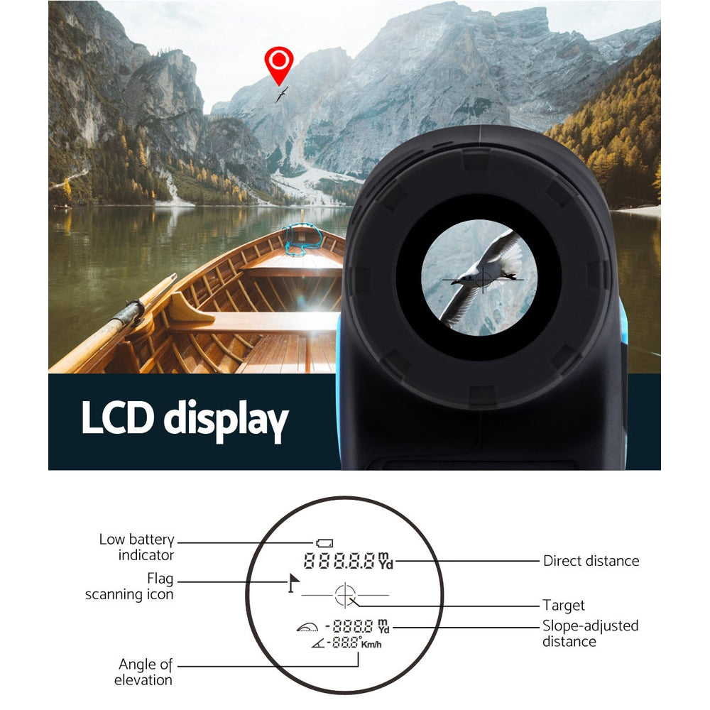 Golf Laser Range Finder 600M Hunting Rangefinder Distance Height Speed Measure Tristar Online