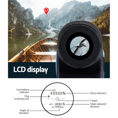 Golf Laser Range Finder 600M Hunting Rangefinder Distance Height Speed Measure Tristar Online