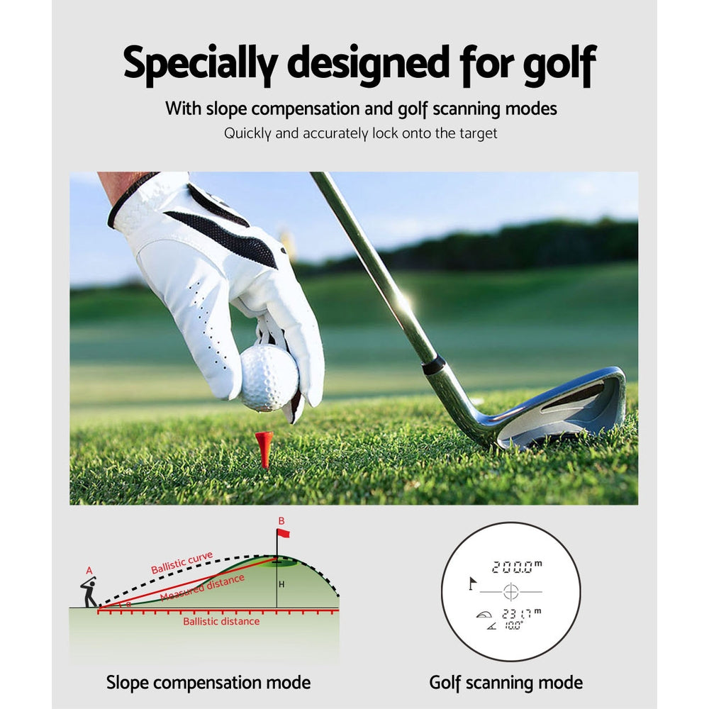Golf Laser Range Finder 600M Hunting Rangefinder Distance Height Speed Measure Tristar Online