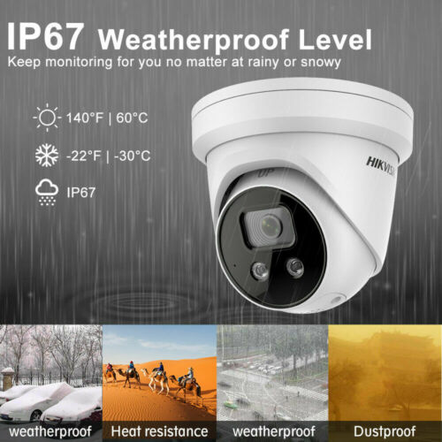 Hikvision DS-2CD2386G2-I(C) 8 MP AcuSense Powered-by-Darkfighter Fixed Turret Network Camera Hikvision