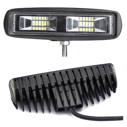 Pair 6inch 20w LED Work Driving Light Bar Ultra Flood Beam Lamp Reverse Offroad Tristar Online