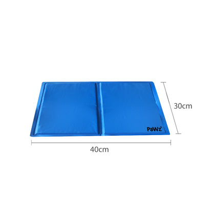 PaWz Pet Cooling Mat Gel Mats Bed Cool Pad Puppy Cat Non-Toxic Beds 40x30cm Tristar Online