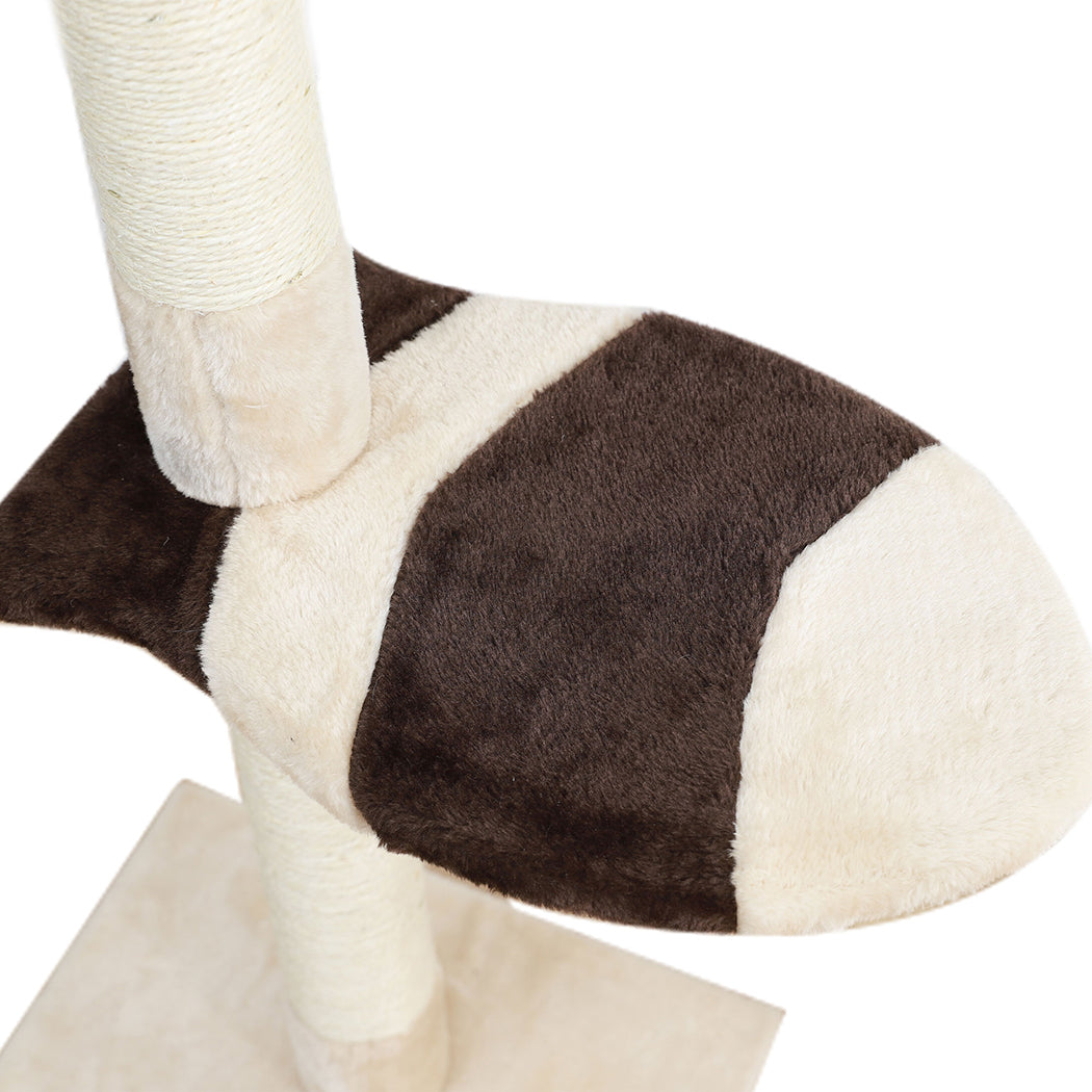 PaWz Cat Scratching Post Tree Condo Furniture Scratcher Tower 228-288 High Cream Tristar Online