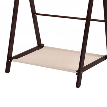 Levede Clothes Stand Garment Dyring Rack Hanger Organiser Wooden Free Standing Tristar Online