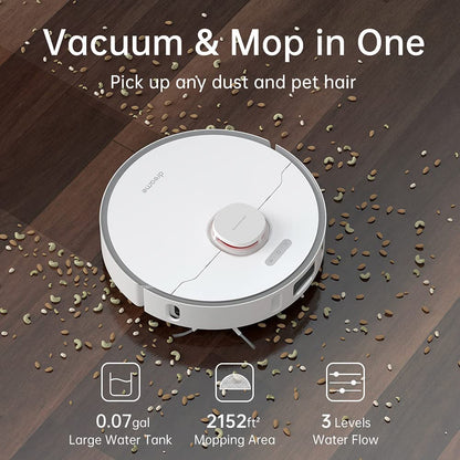Dreame L10 Pro Robotic Vacuum and Mop Cleaner - White Dreame