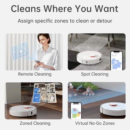 Dreame L10 Pro Robotic Vacuum and Mop Cleaner - White Dreame