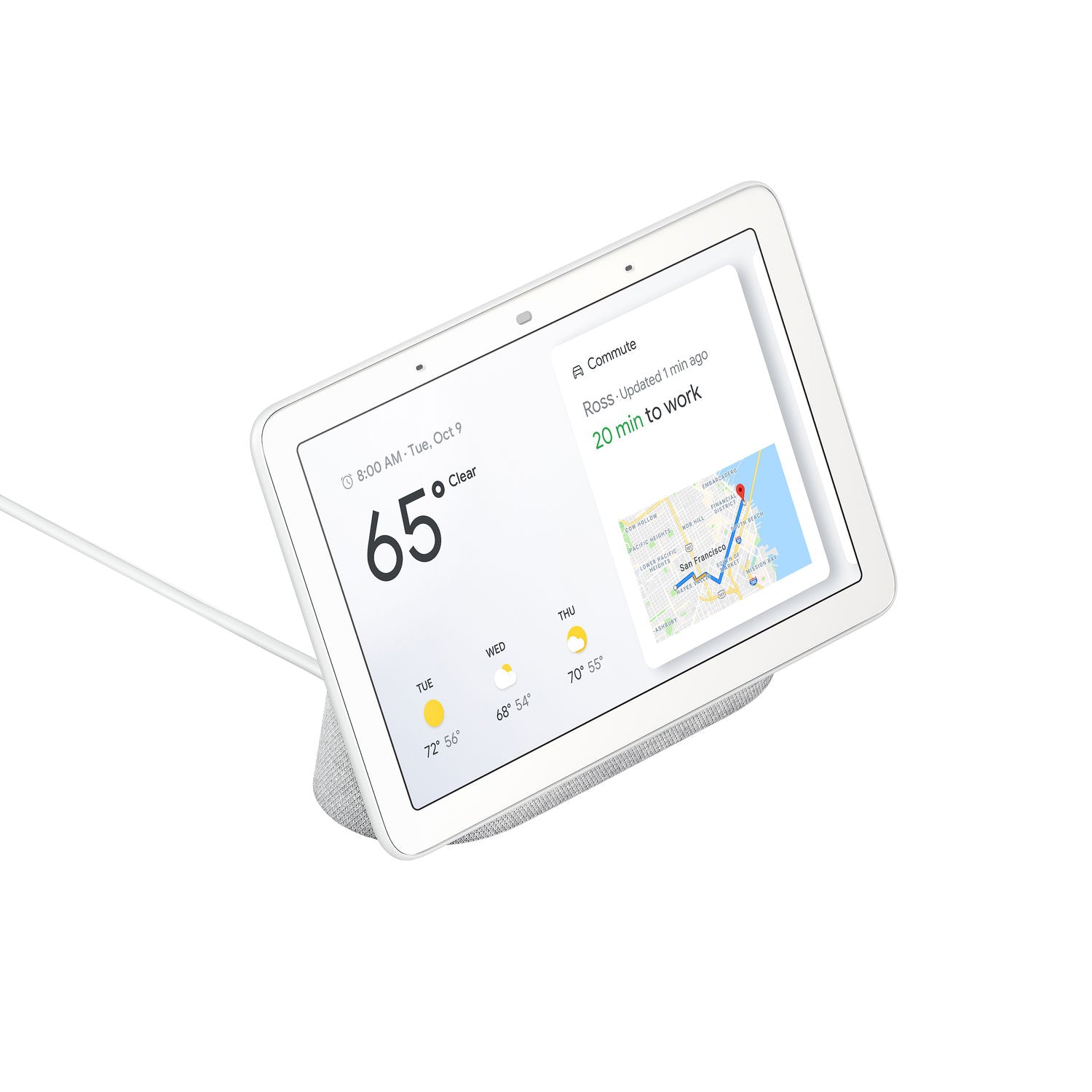 Google Nest Hub – Chalk (Open Never Used) Google