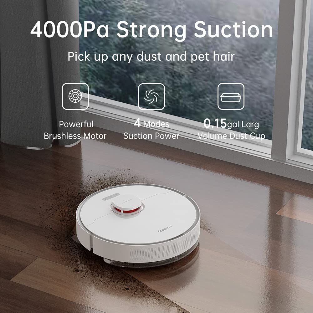 Dreame L10 Pro Robotic Vacuum and Mop Cleaner - White Dreame