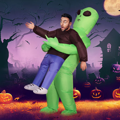 Inflatable Costume Halloween Adult Suit Alien Party Fancy Dress Cosplay Scary Blow up Tristar Online
