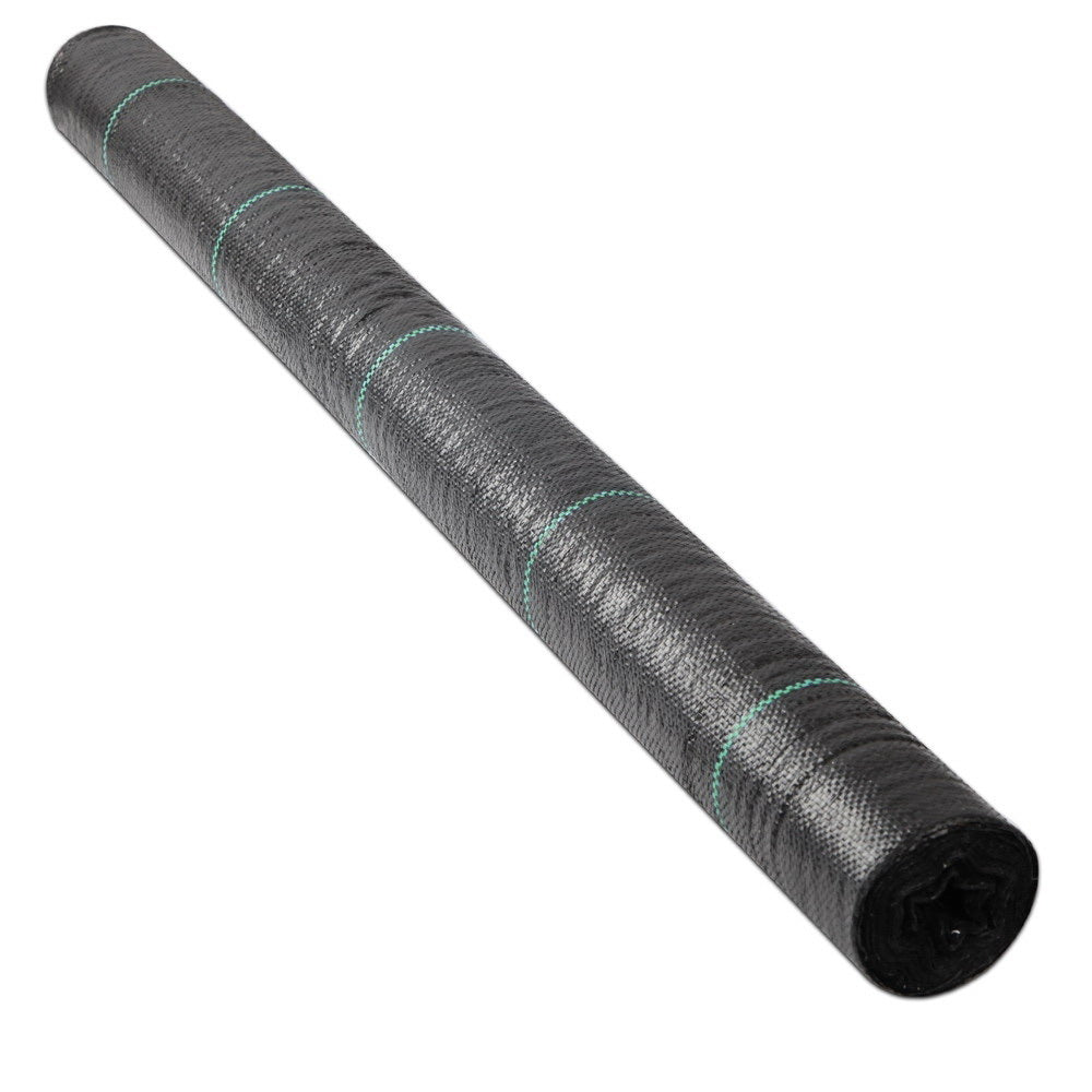 Instahut 0.915m x 50m Weedmat Weed Control Mat Woven Fabric Gardening Plant Tristar Online