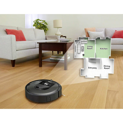 iRobot Roomba i7+ Plus Robotic Vacuum Cleaner with Automatic Dirt Disposal - Black iRobot
